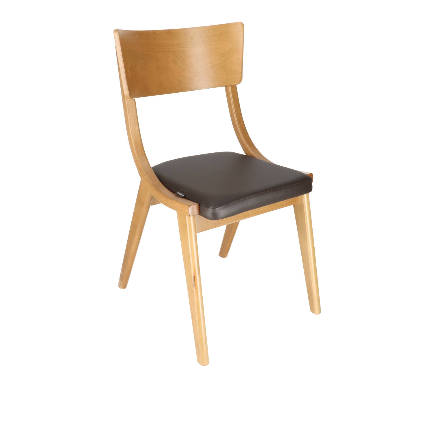 IC AURA OAK Brown design, elegant Wooden indoor chair